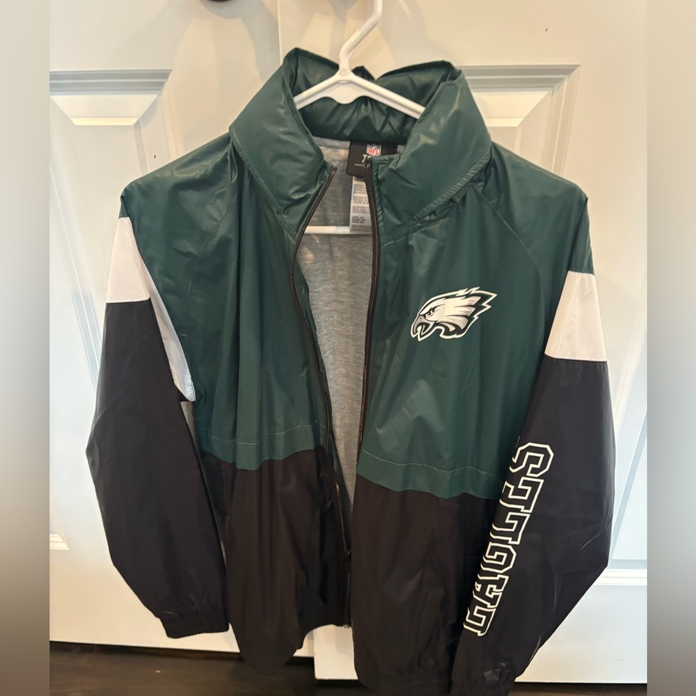 official NFL Eagles Youth Jacket with line - youth 14/16 - never worn